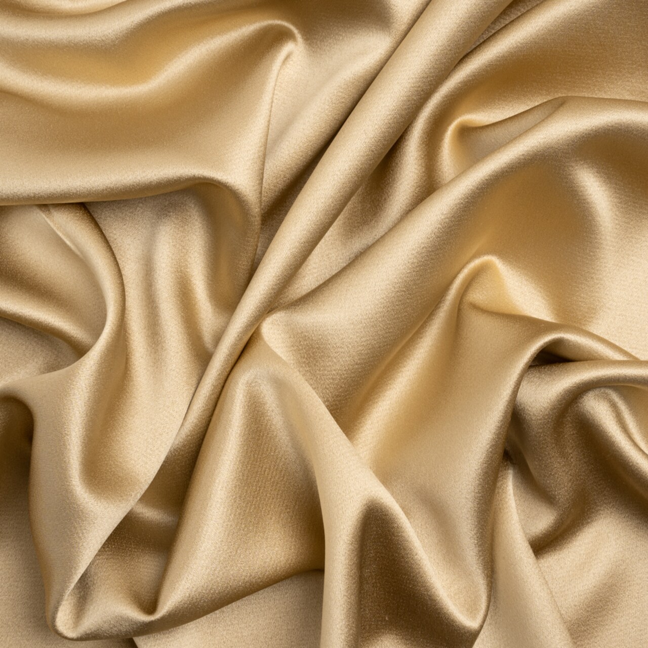 1 Yard Latte Silk Crepe Back Satin Soft Smooth Luxurious Dressmaking Sewing Fabric 44 inch Width